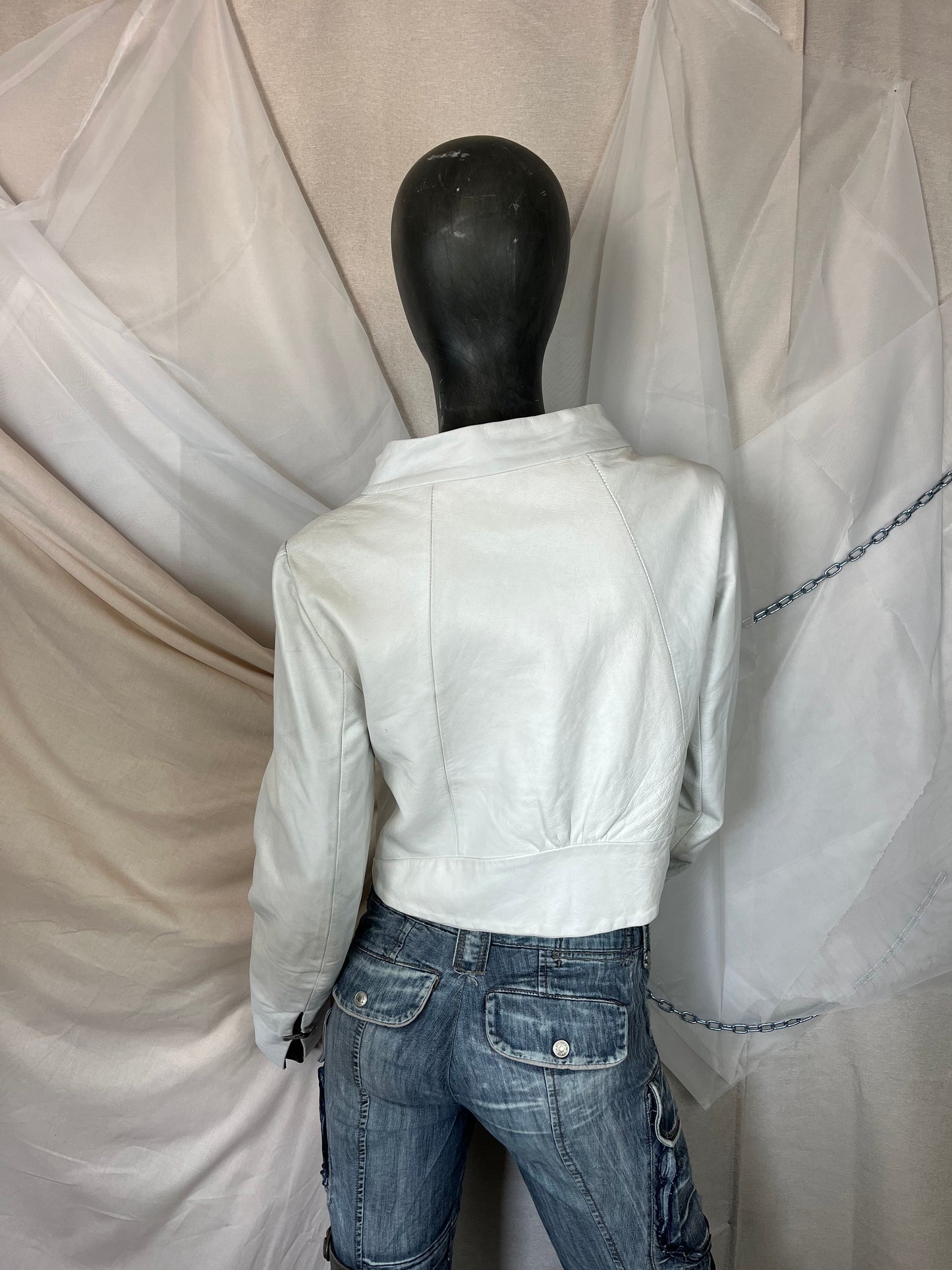 White leather Jacket
