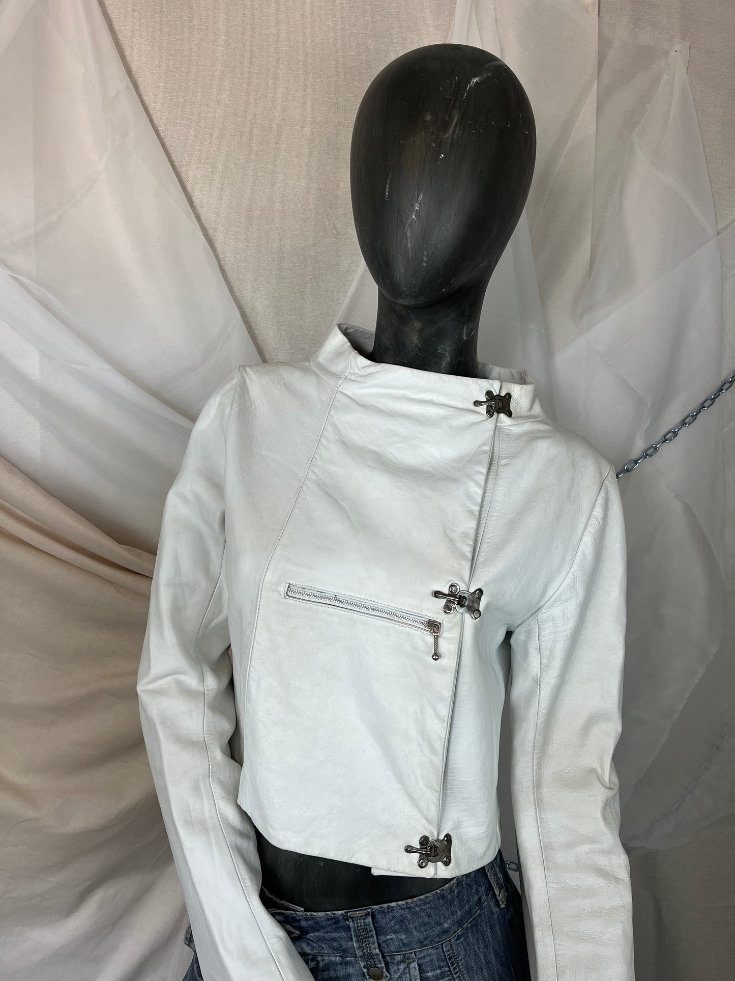 White leather Jacket