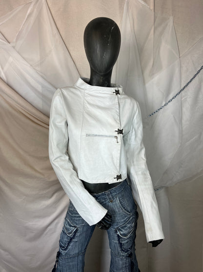 White leather Jacket