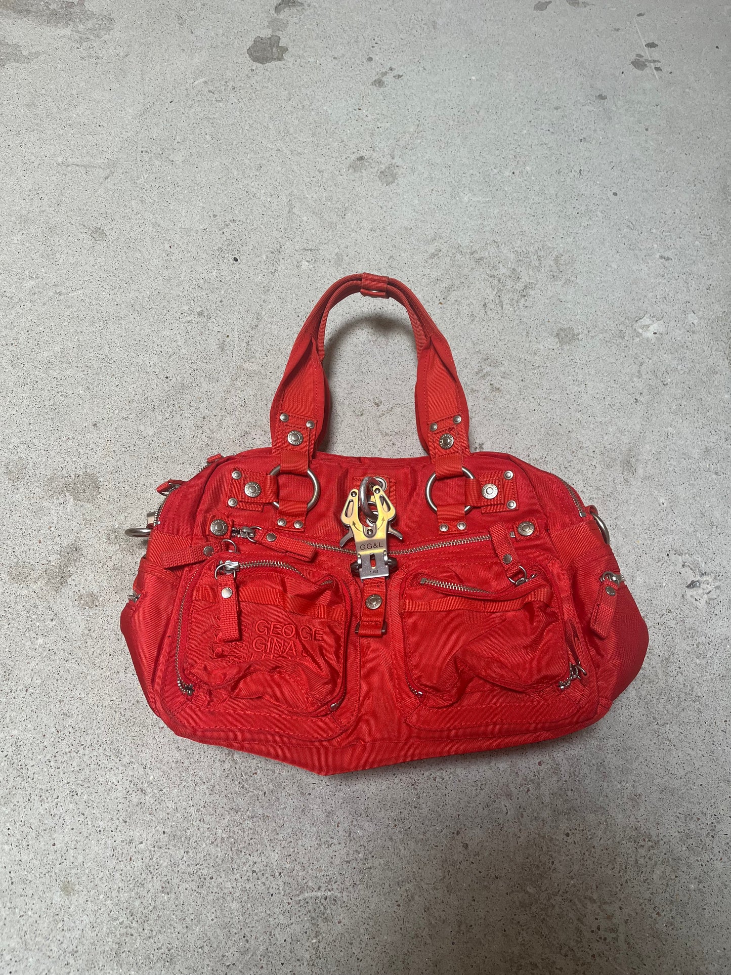 GEORGE GINA & LUCY RED BAG