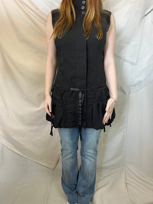 Black structured dress