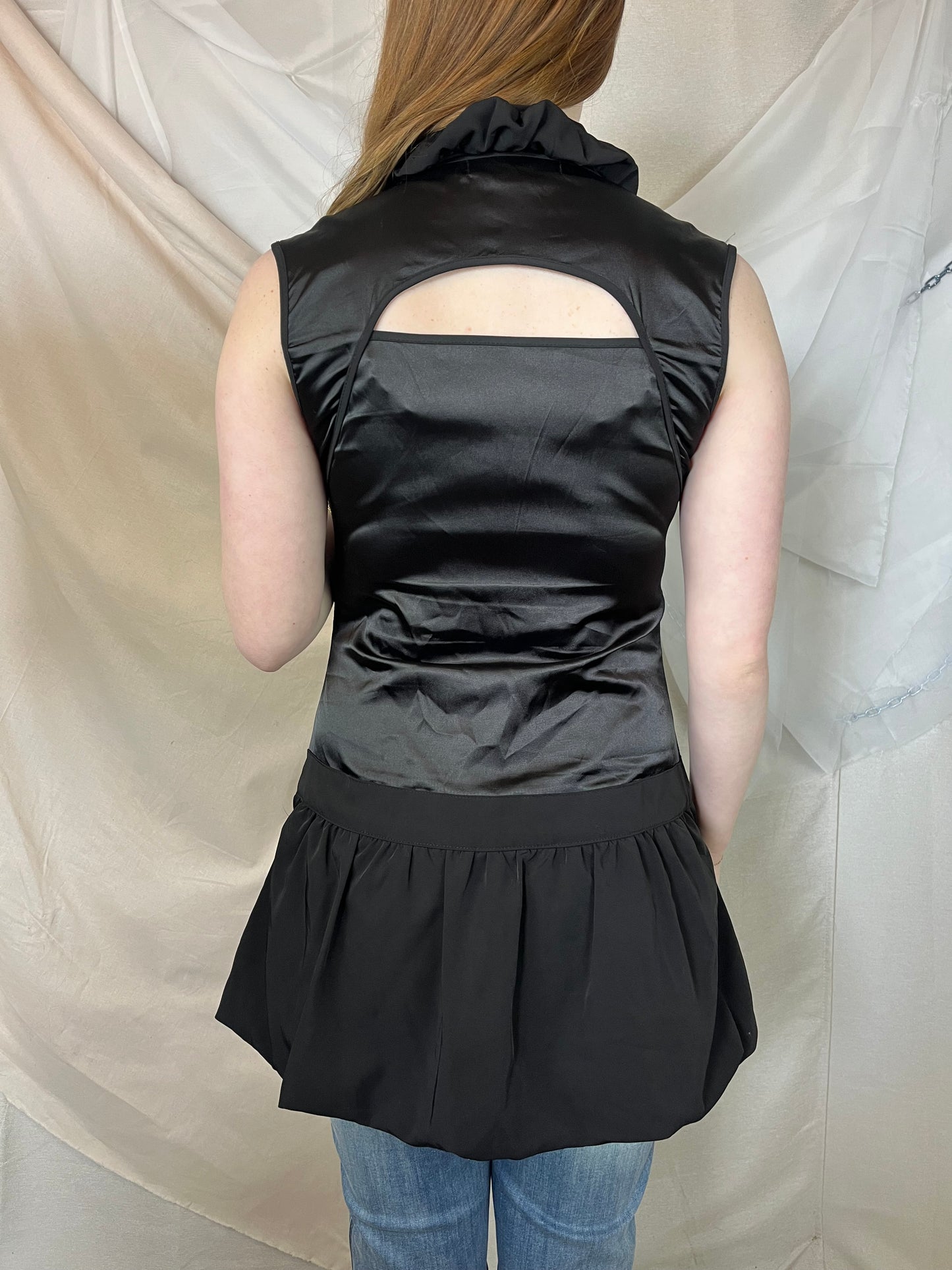 Black structured dress