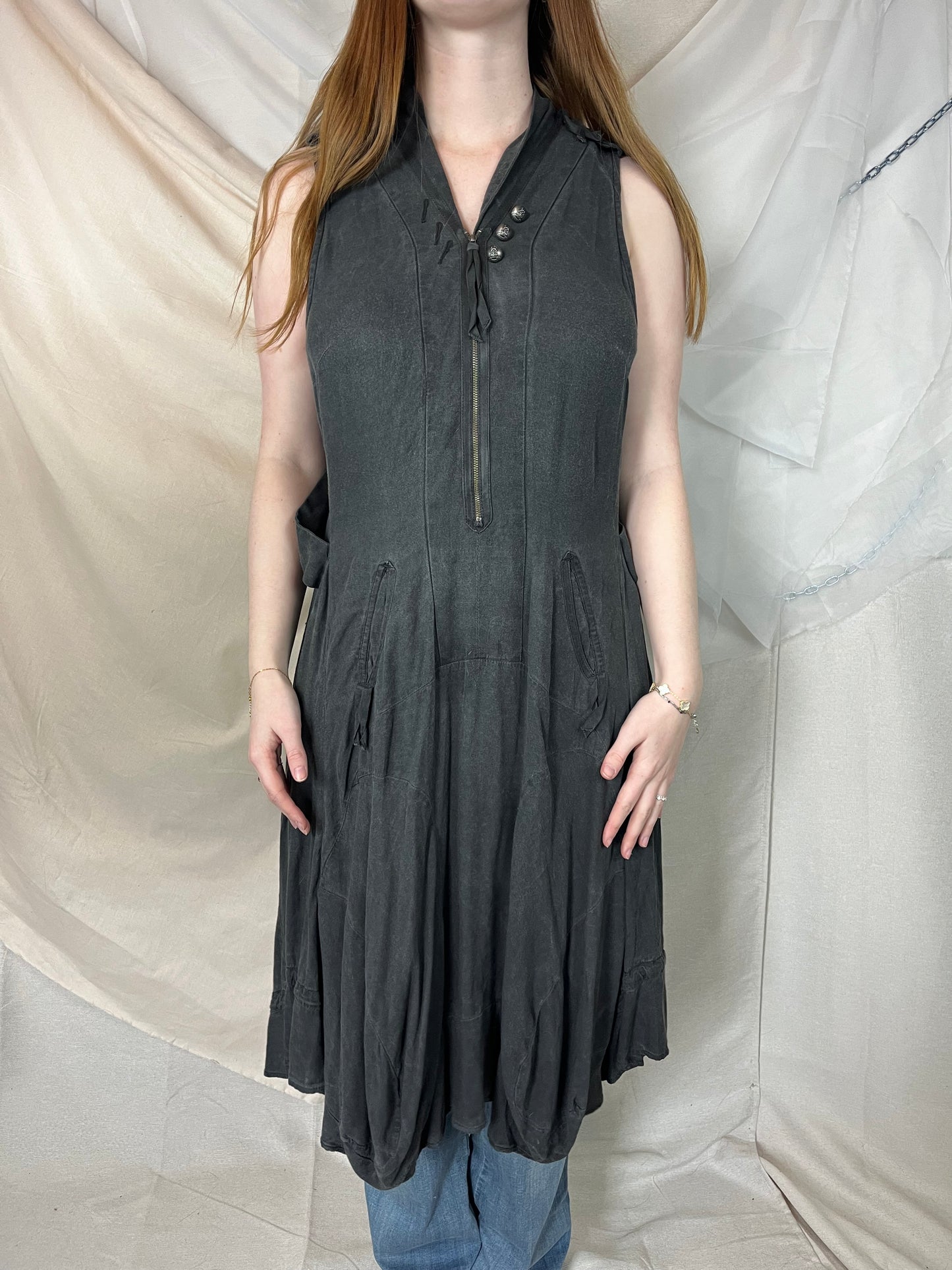 Long grey dress