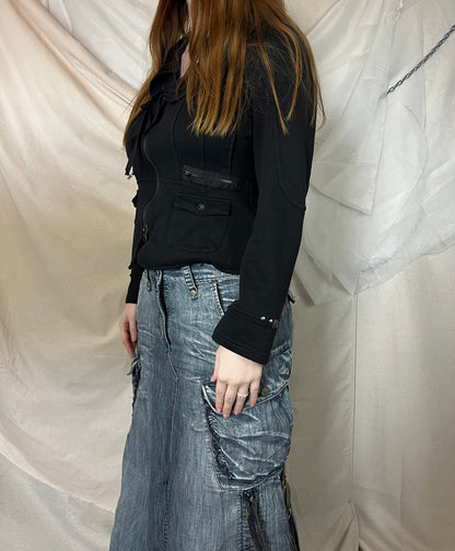 Structured black jacket