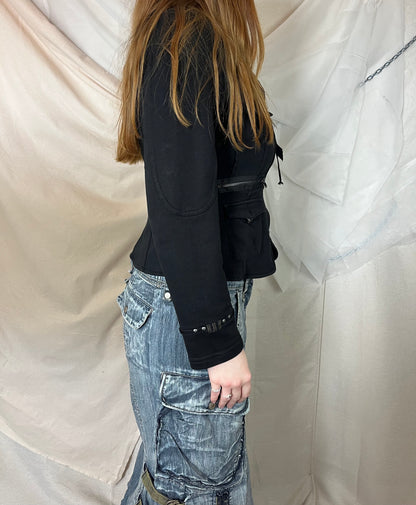 Structured black jacket
